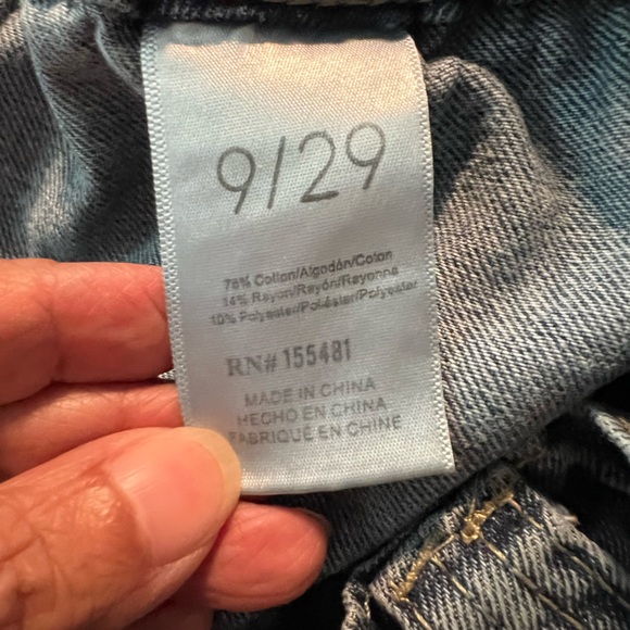 Simple Society Cargo straight high denim Jeans SZ 9/29 - Picture 6 of 9